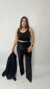 Siyah Askılı Bluz