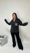 Siyah Sihirli İspanyol Pantolon
