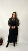Siyah Tül Elbise 