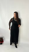 Siyah Tül Elbise 