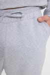Erkek Relax Fit Pamuklu 2 İplik Yumuşak Dokulu Bisiklet Yaka Gri Eşofman Takımı