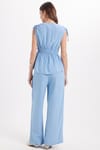 KADIN BELİ  LASTİKLİ  ENT-9345  PANTOLON BLUZ TAKIM