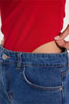 Kadın Slim Fit Dar Kesim Askılı Kare Yaka Sırtı Açık Sandy Kumaş Çıtçıtlı Bordo Body