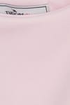 Kadın Slim Fit Dar Kesim Askılı Kare Yaka Sırtı Açık Sandy Kumaş Çıtçıtlı Pembe Body