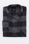 Erkek Big Size Büyük Beden Uzun Kollu Cepli Kareli Kışlık Oduncu Gömlek