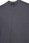 BIG SIZE  SHORT SLV PLAIN CREW NECK T-SHIRT
