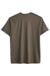 BIG SIZE  SHORT SLV PLAIN CREW NECK T-SHIRT