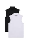 TWO PIECES KADIN KOLSUZ BLUZ LDM-122
