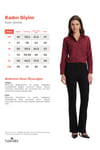 Kadın Slim Fit Dar Kesim Uzun Kollu Pamuklu Vücuda Oturan Dokulu Bordo Basic Gömlek
