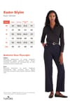 Kadın Slim Fit Dar Kesim Vucüda Oturan Uzun Kollu Gizli Düğme Detaylı Siyah Basic Gömlek