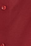 Kadın Oversize Rahat Kesim Spor Yaka Uzun Kollu Basic Düz Bordo Gömlek