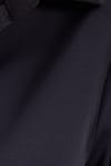 Kadın Slim Fit Dar Kesim Pensli Vucüda Oturan Klasik Yaka Uzun Kollu Likralı Siyah Gömlek