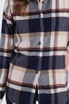 Kadın Oversize Geniş Kesim Oduncu Ekose Gömlek