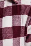 Kadın Oversize Geniş Kesim Oduncu Ekose Gömlek