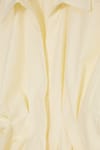 WOMAN REGULAR FIT  SHORT SLV TERYCOTTON PLEATED GÖMLEK
