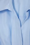 WOMAN REGULAR FIT  SHORT SLV TERYCOTTON PLEATED GÖMLEK