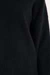 KADIN OVERSIZE V YAKA ERN-8215 BLUZ  KAZAK