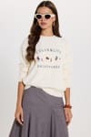KADIN OVERSIZE NAKIŞLI ERN-8390 BLUZ  KAZAK
