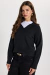 KADIN POLO YAKA  ECS-2649  KAZAK