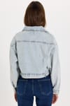 KADIN TAŞLI SERPME 5038 DENIM CEKET