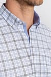 CLASSIC FIT LONG SLV CHECK GARNISHED 81/1   GÖMLEK CLASSIC FIT CHECKED