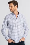 CLASSIC FIT LONG SLV CHECK GARNISHED 81/1   GÖMLEK CLASSIC FIT CHECKED