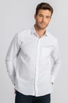 CLASSIC FIT LONG SLV STRIPE 81/1   GÖMLEK CLASSIC FIT FORMAL - TEXTURE