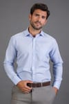 CLASSIC FIT LONG SLV STRIPE 90/1   GÖMLEK CLASSIC FIT FORMAL - TEXTURE