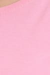 Kadın Slim Fit Dar Kesim Pamuklu Modal Kumaş Uzun Kollu Kayık Yaka Pembe Bluz