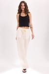 Kadın Slim Fit Dar Kesim Pamuklu Halter Yaka Kaşkorse Siyah Crop