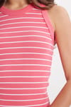 KADIN ASKILI ÇİZGİLİ GF CROP ATLET