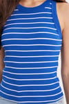 KADIN ASKILI ÇİZGİLİ GF CROP ATLET