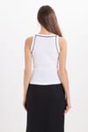 KADIN ASKILI ÇİZGİLİ BİYELİ GF CROP ATLET