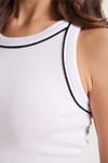 KADIN ASKILI ÇİZGİLİ BİYELİ GF CROP ATLET