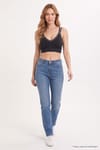 Kadın Slim Fit Dar Kesim Çapraz Bağlamalı Askılı V Yaka Siyah Crop 