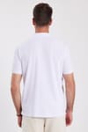Erkek Regular Fit Klasik Kesim Pamuklu Yumuşak Dokulu Serin Tutan Kumaş Düz Beyaz Polo Yaka Tişört