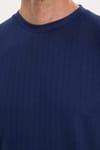 REGULAR FIT SHORT SLV CREW NECK STRIPED OYS  T-SHIRT