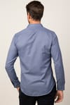 Slim Fit Dar Kesim Armürlü Erkek Gömlek
