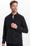Slim Fit Uzun Kollu Düğmeli Yaka Pamuklu Kolay Ütülenebilir Düz Erkek Gömlek