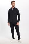 Slim Fit Uzun Kollu Düğmeli Yaka Pamuklu Kolay Ütülenebilir Düz Erkek Gömlek