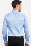 Slim Fit Dar Kesim Pamuk Saten, Erkek Gömlek