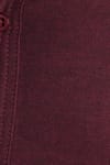 Erkek Slim Fit Dar Kesim Uzun Kollu Pamuklu Oxford Doku Kolay Ütülenebilir Bordo Düğmeli Yaka Gömlek