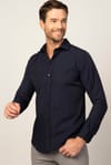 Slim Fit Dar Kesim Düz Erkek Gömlek