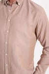 Slim Fit Uzun Kollu Düğmeli Yaka Pamuklu Kolay Ütülenebilir Düz Erkek Gömlek