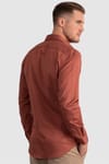 Slim Fit Dar Kesim Likralı Düz Saten Erkek Gömlek