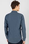 Slim Fit Dar Kesim Çift Cep Kot Erkek Gömlek