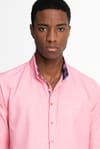 Slim Fit Dar Kesim Pamuklu Kolay Ütülenebilir Düz Erkek Gömlek