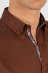 Slim Fit Dar Kesim Uzun Kol Erkek Gömlek