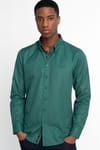Slim Fit Dar Kesim Pamuklu Kolay Ütülenebilir Düz Erkek Gömlek
