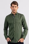 Slim Fit Dar Kesim Uzun Kol Poplin Oxford